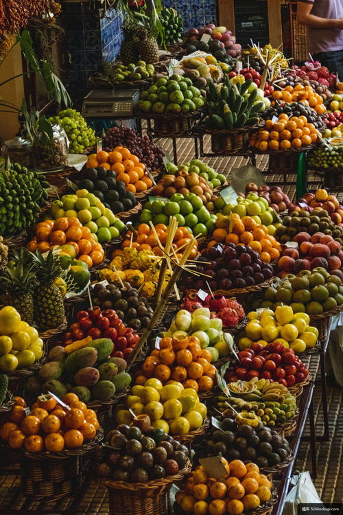 水果 食品 五颜六色 颜色 品种 市场 美食摄影图片